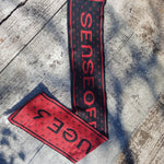 Sense of Danger jacquard knitted scarfs