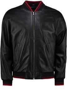 Boston Black Red Rib